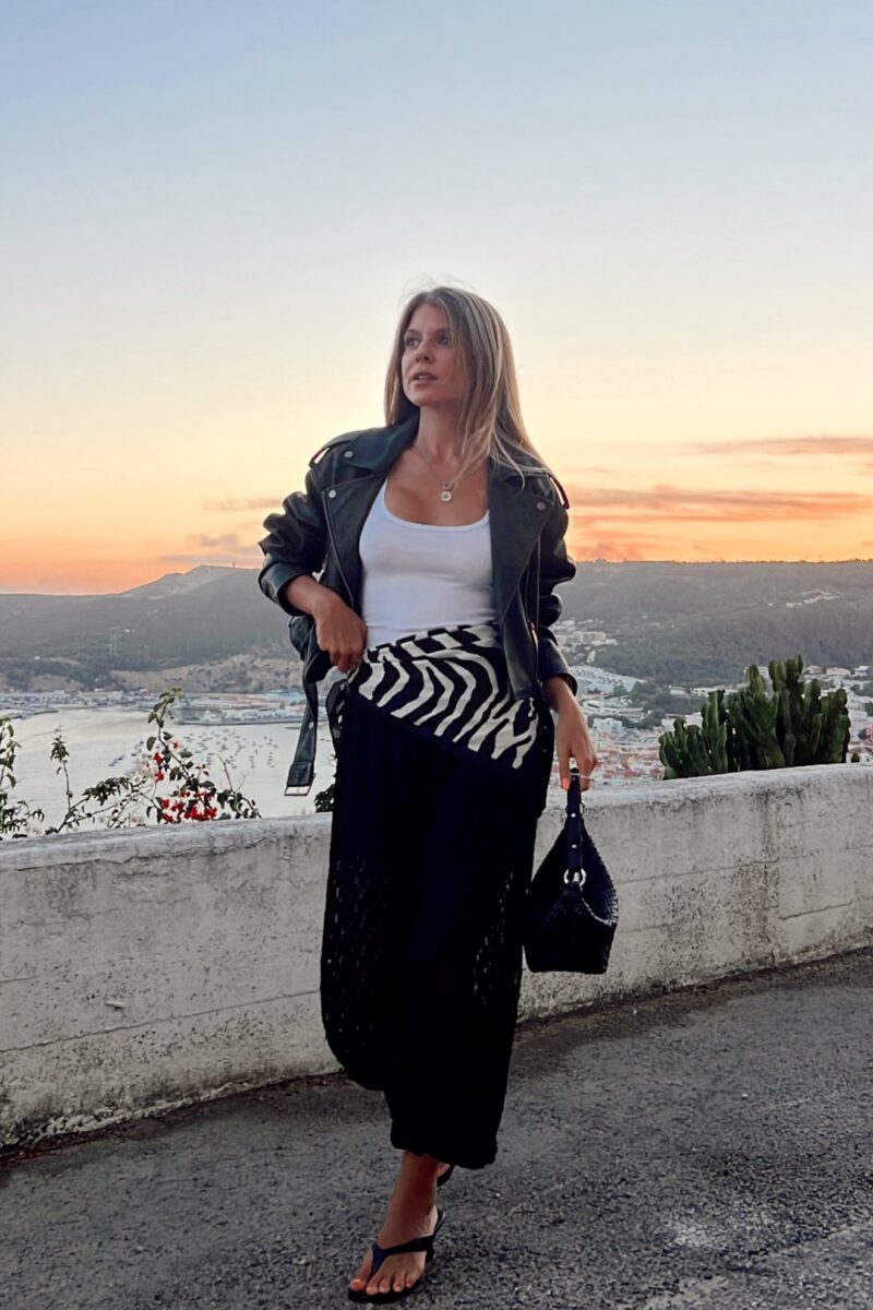 Pantalon Negro Encaje