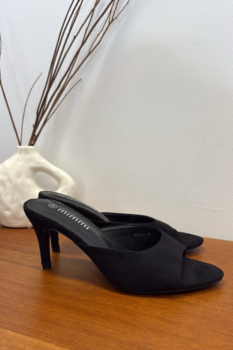 Sandalia Negra Mule