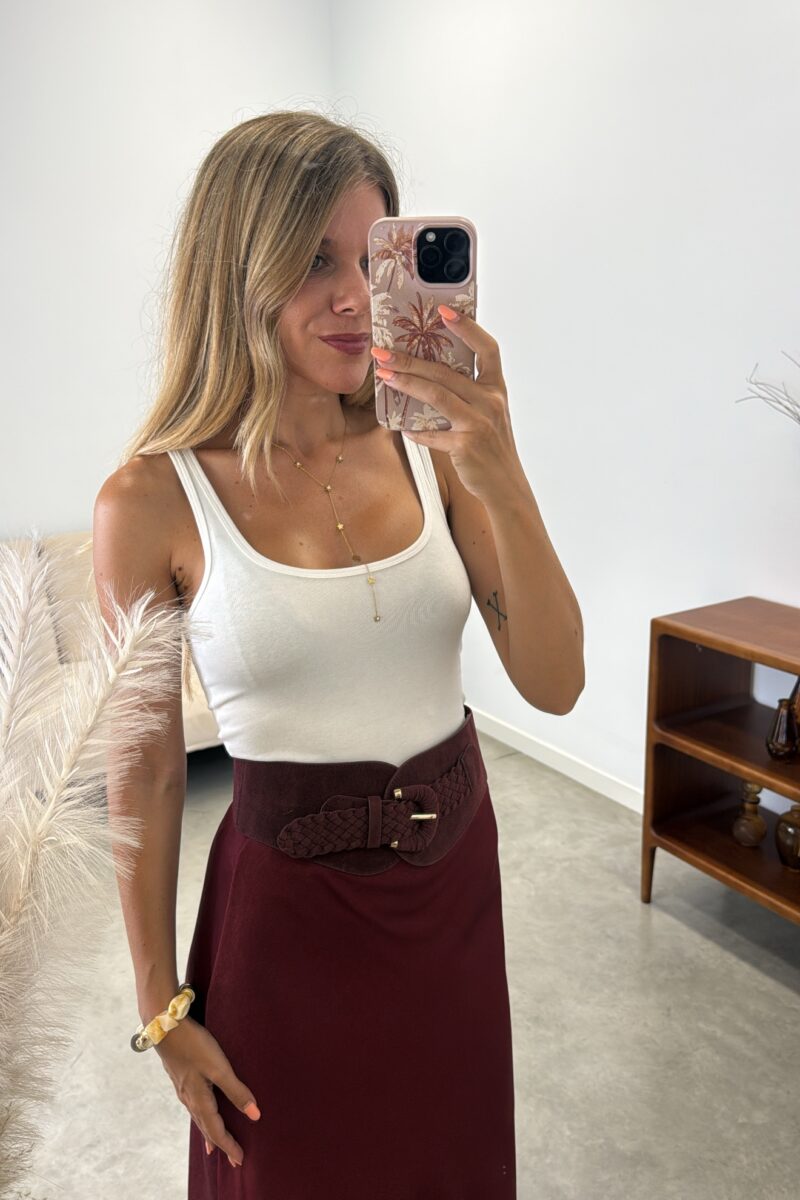 Falda Burdeos Salma