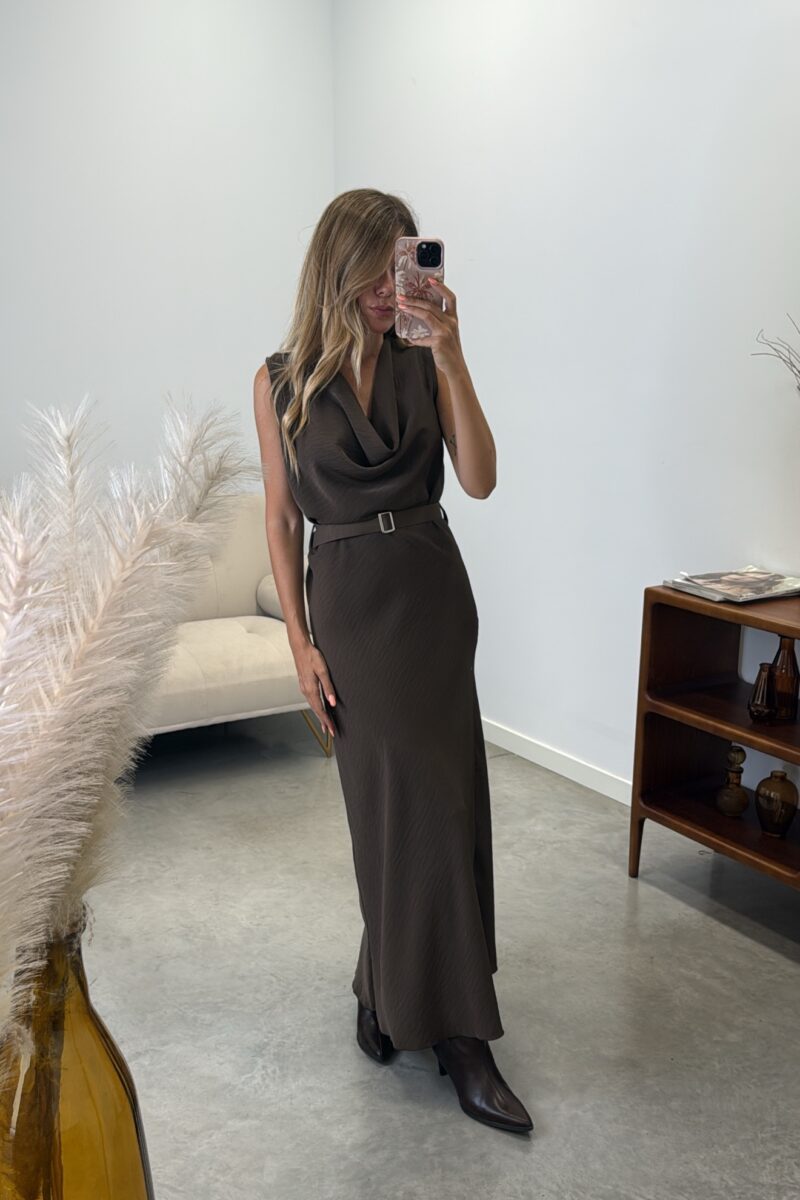 Vestido Marron Daniela