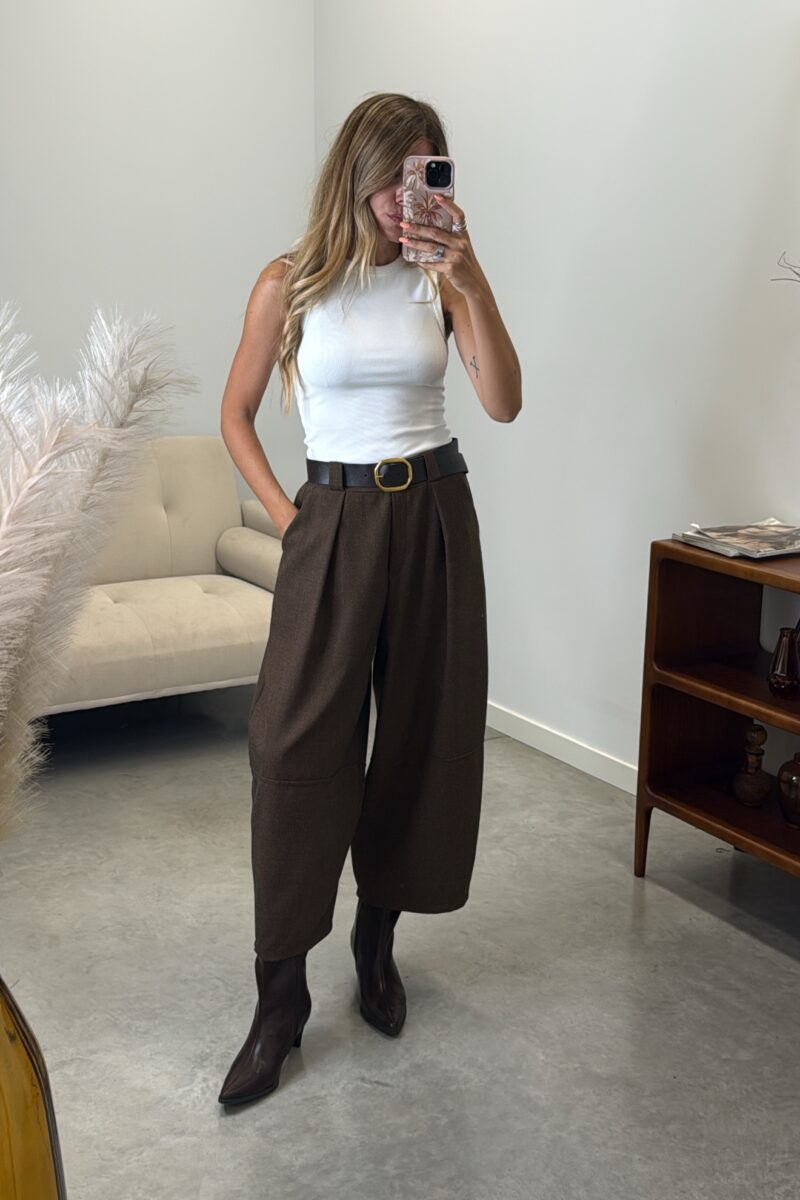 Pantalon Marron Fashion