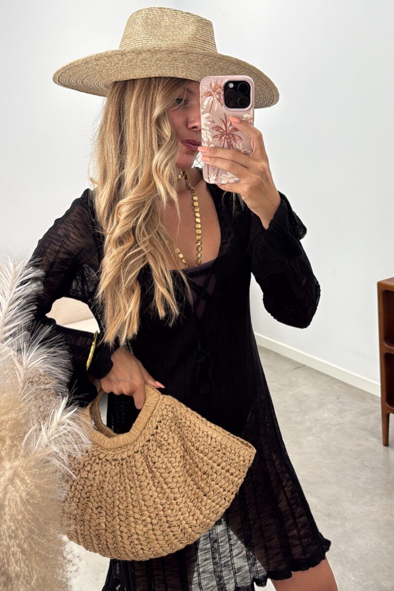 Vestido Negro Beach