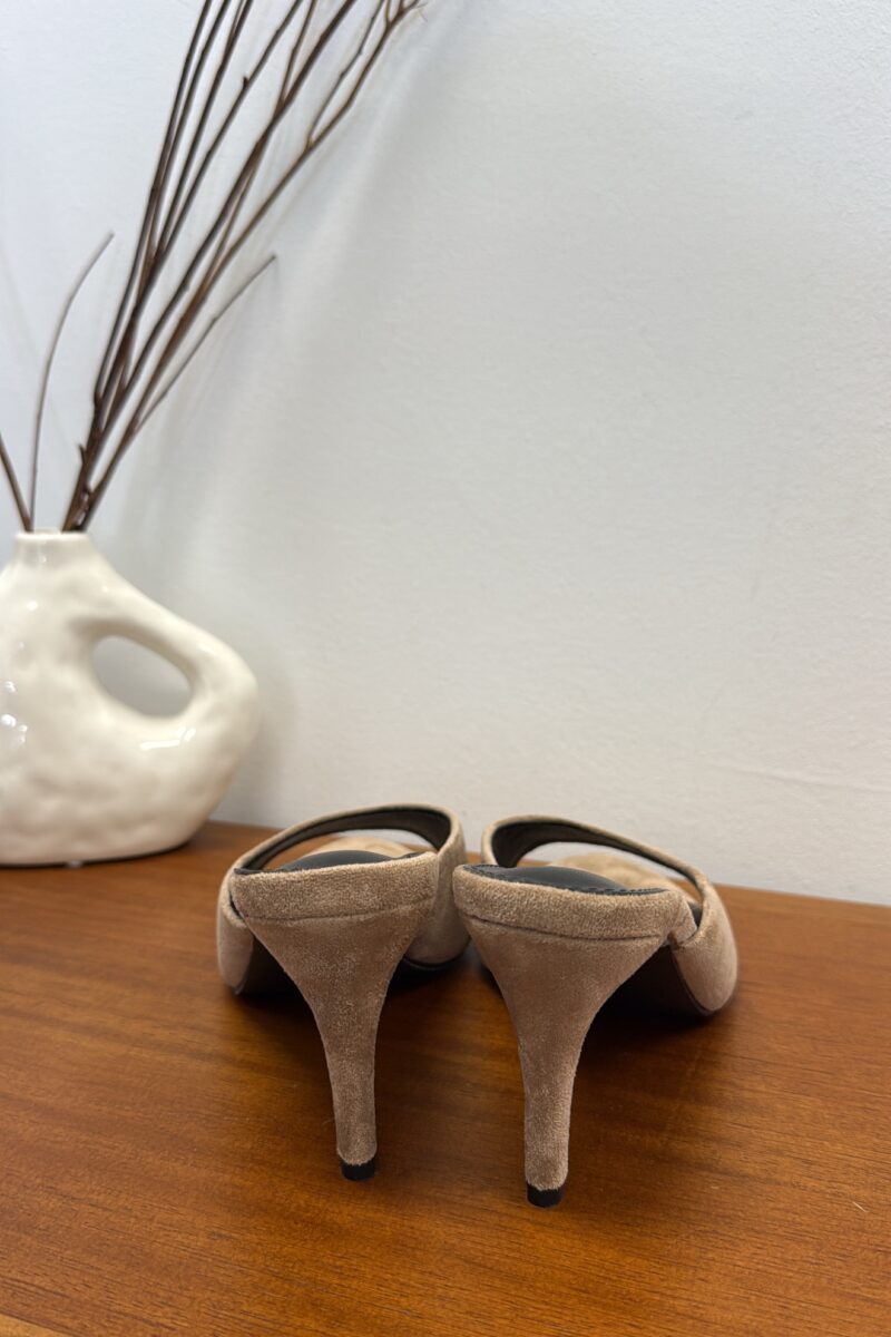 Sandalia Taupe Mule