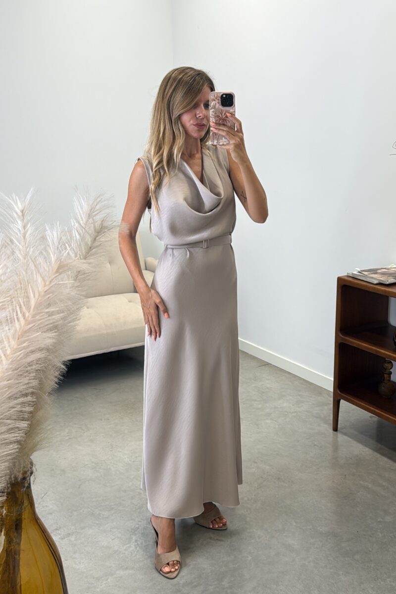 Vestido Taupe Daniela