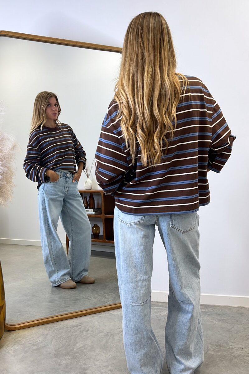 Camiseta Marron Over