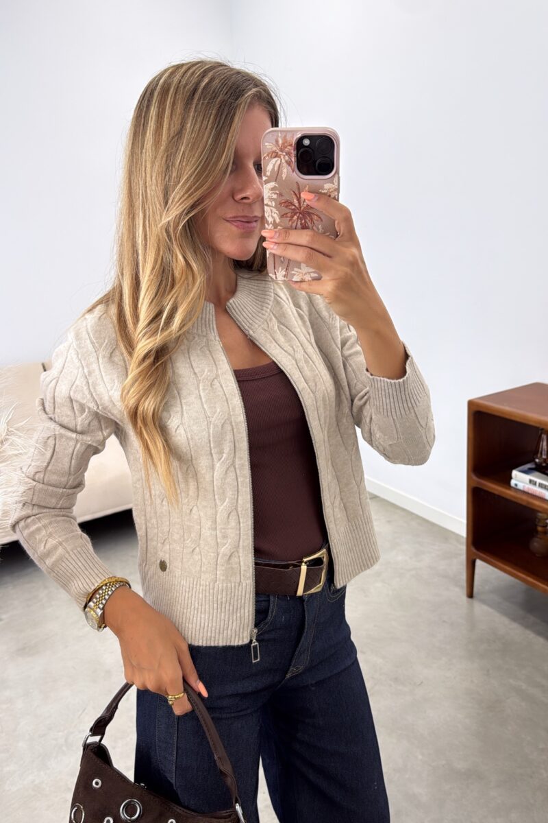 Chaqueta Beige Alice