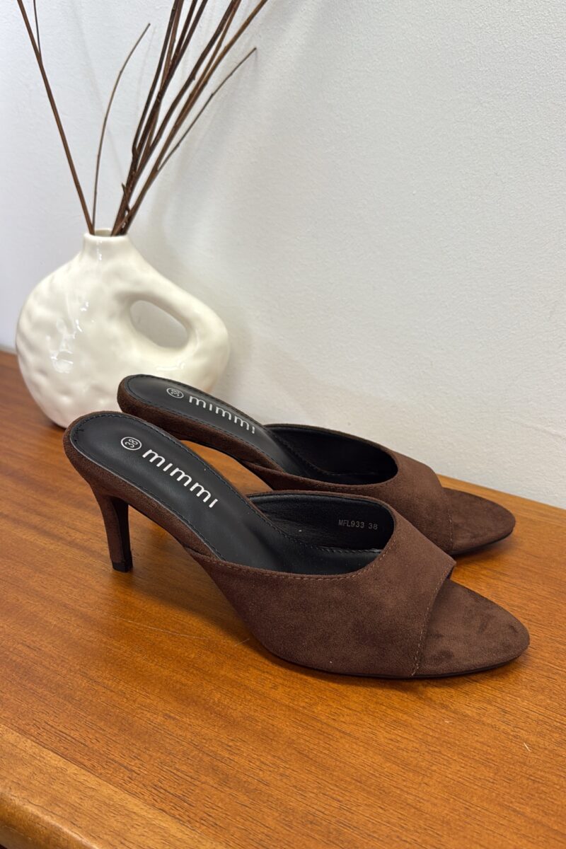 Sandalia Chocolate Mule