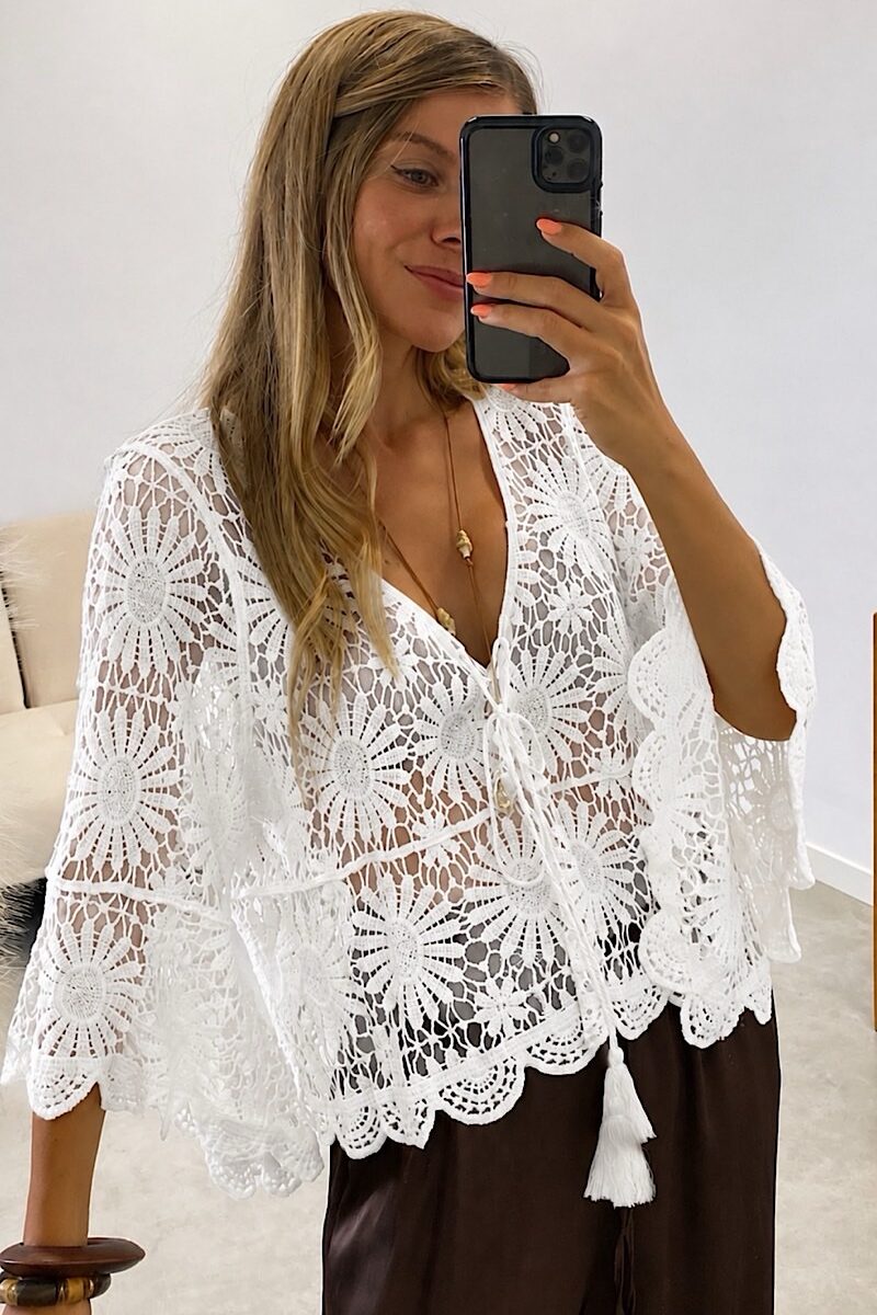 Blusa Blanca Coachella