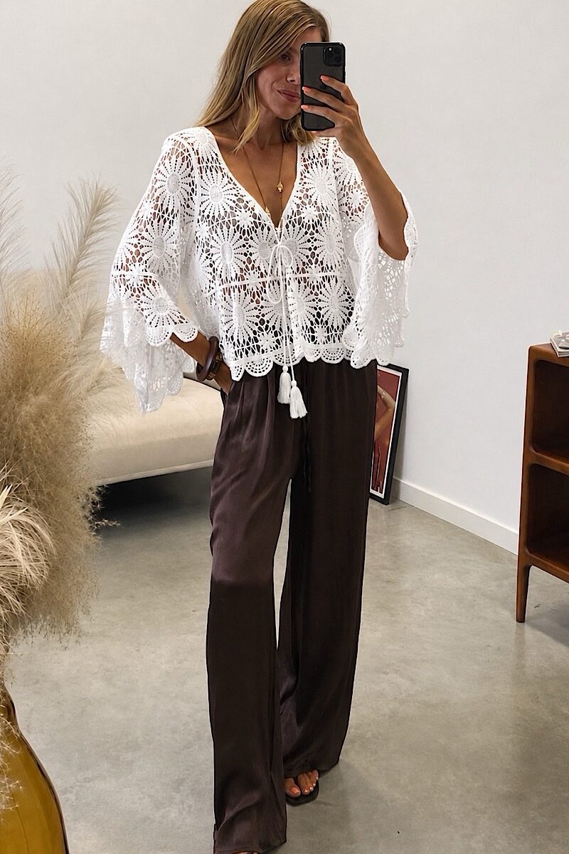 Blusa Blanca Coachella