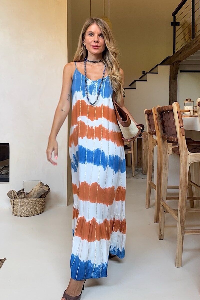 Vestido Orange Tie Dye