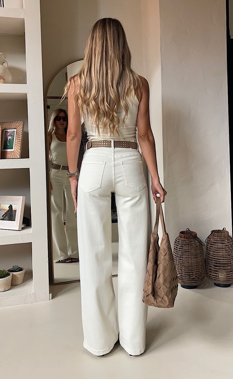 Vaquero Crudo Wide Leg Y6333C - Imagen 4