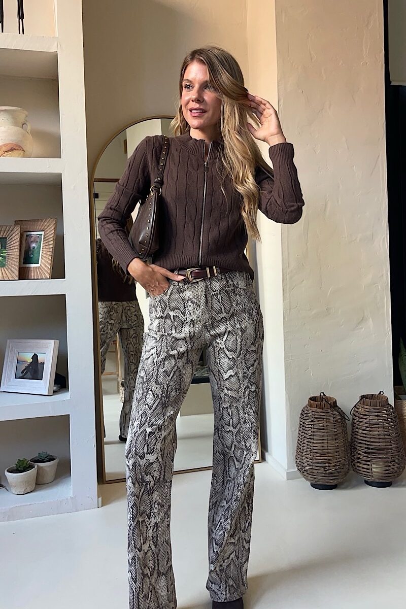 Chaqueta Marron Alice