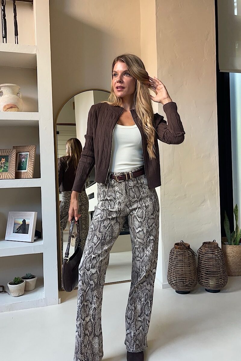 Chaqueta Marron Alice