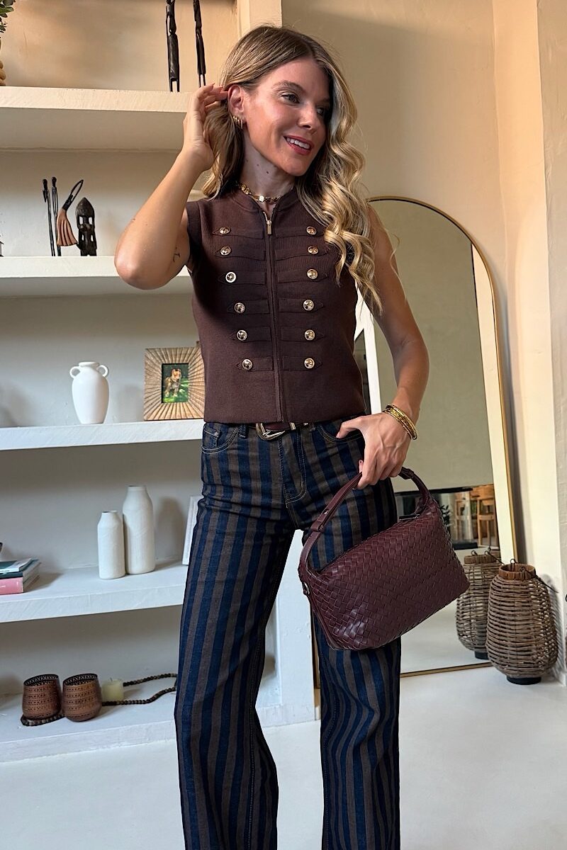 Chaleco Marron Josefine