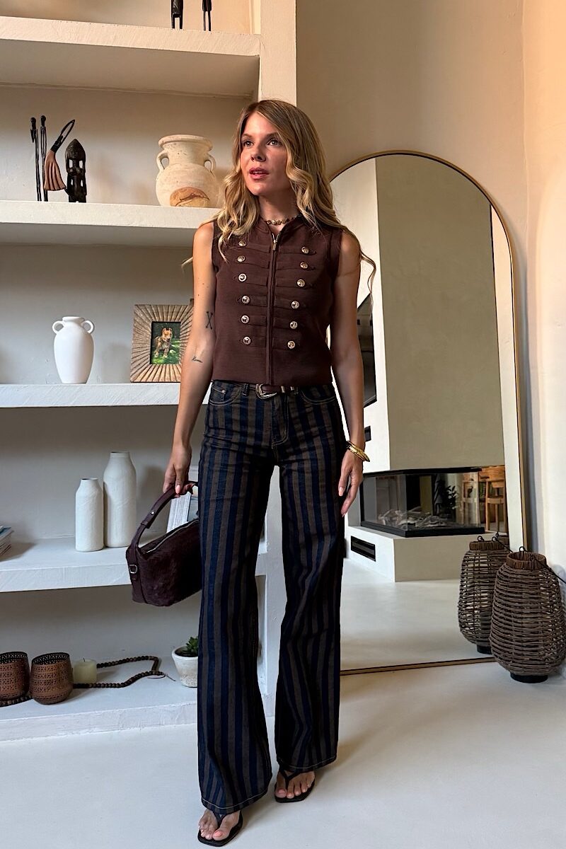Chaleco Marron Josefine