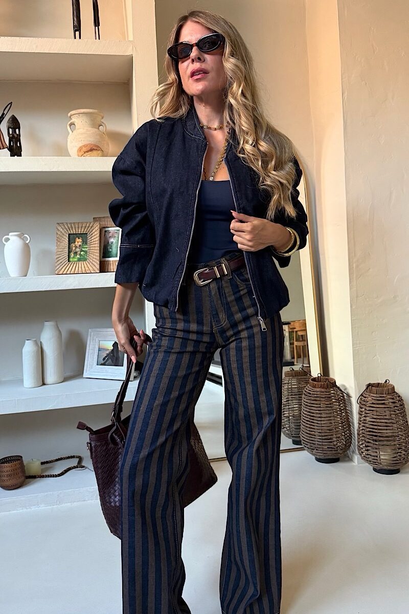 Chaqueta Vaquera Bomber