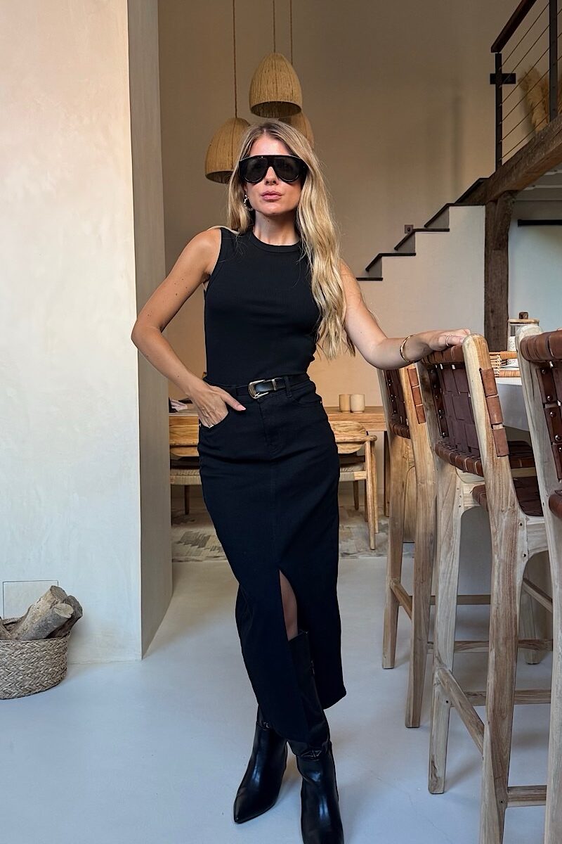 Camiseta Negra Halter