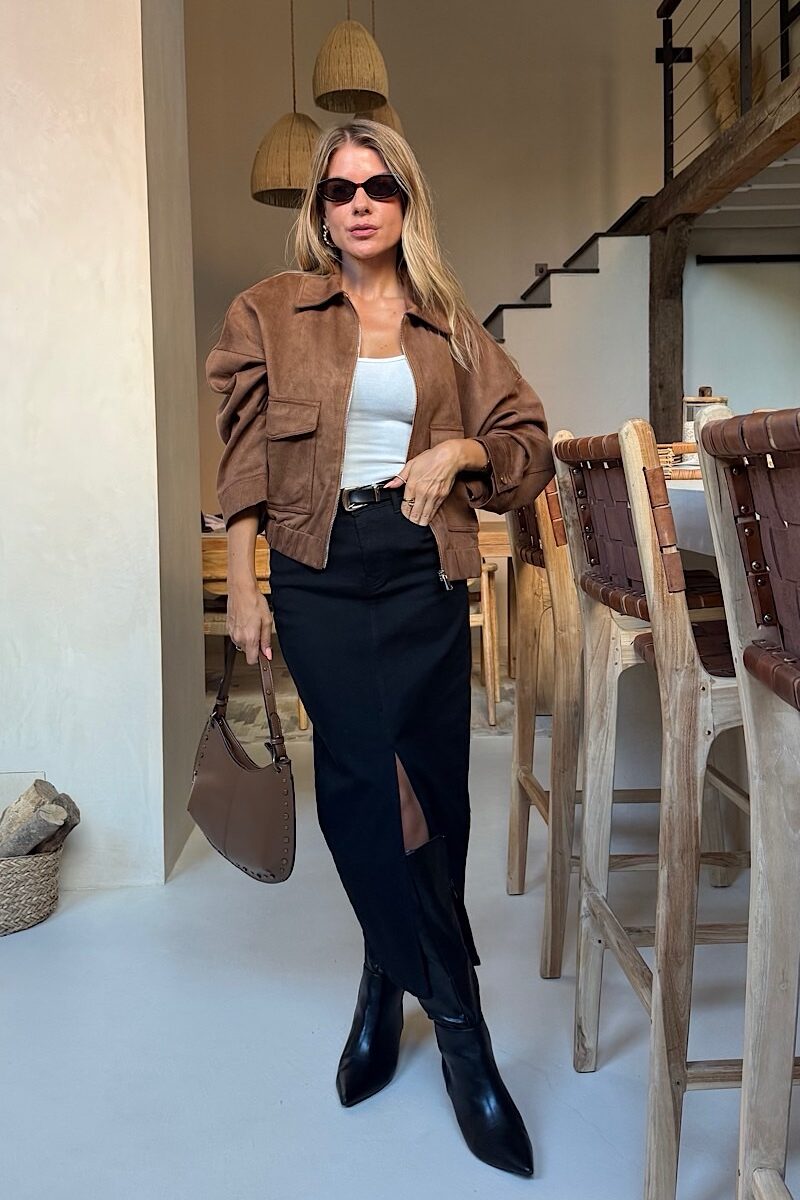 Chaqueta Camel Antelina