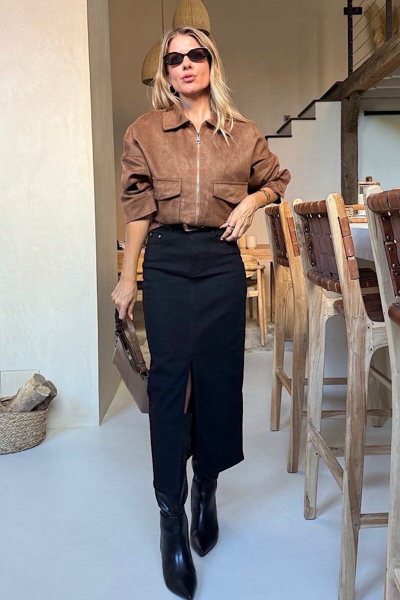 Chaqueta Camel Antelina