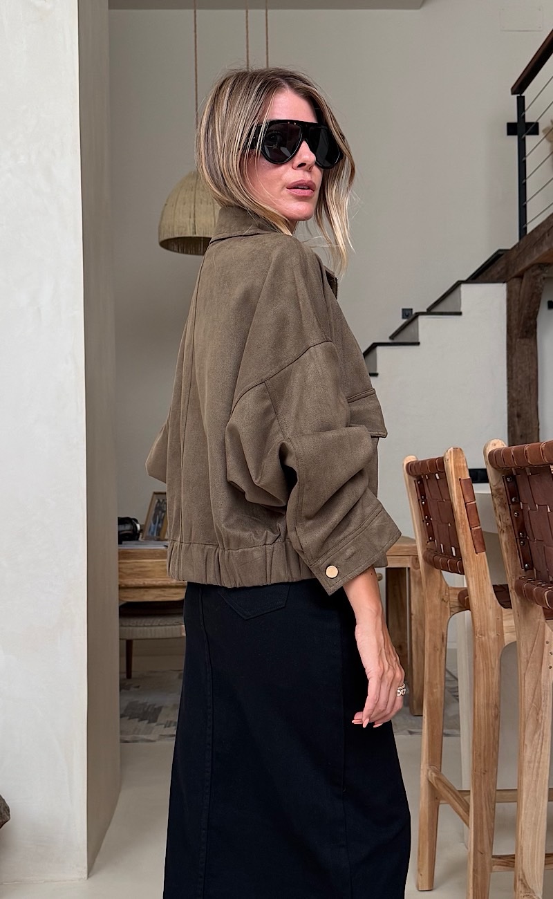 Chaqueta Kaki Antelina - Imagen 4