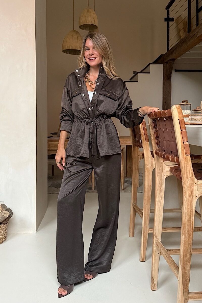Conjunto Marron Alexia