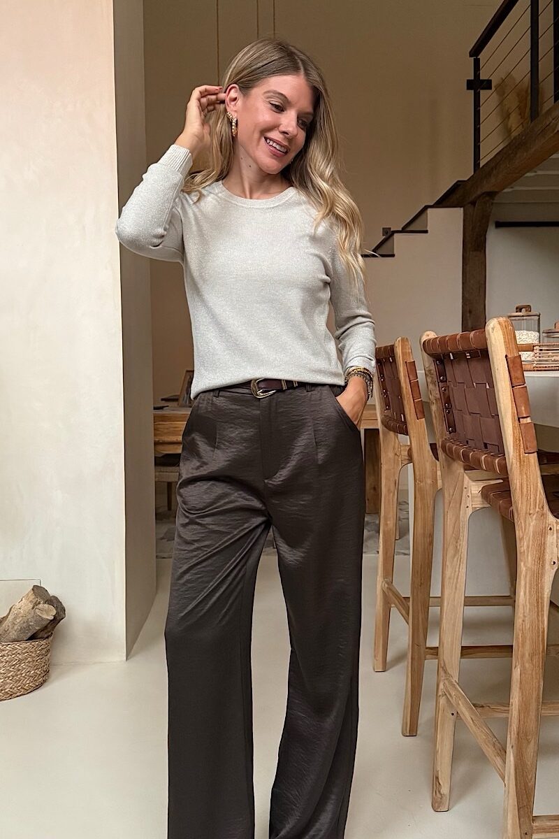 Jersey Beige Lurex