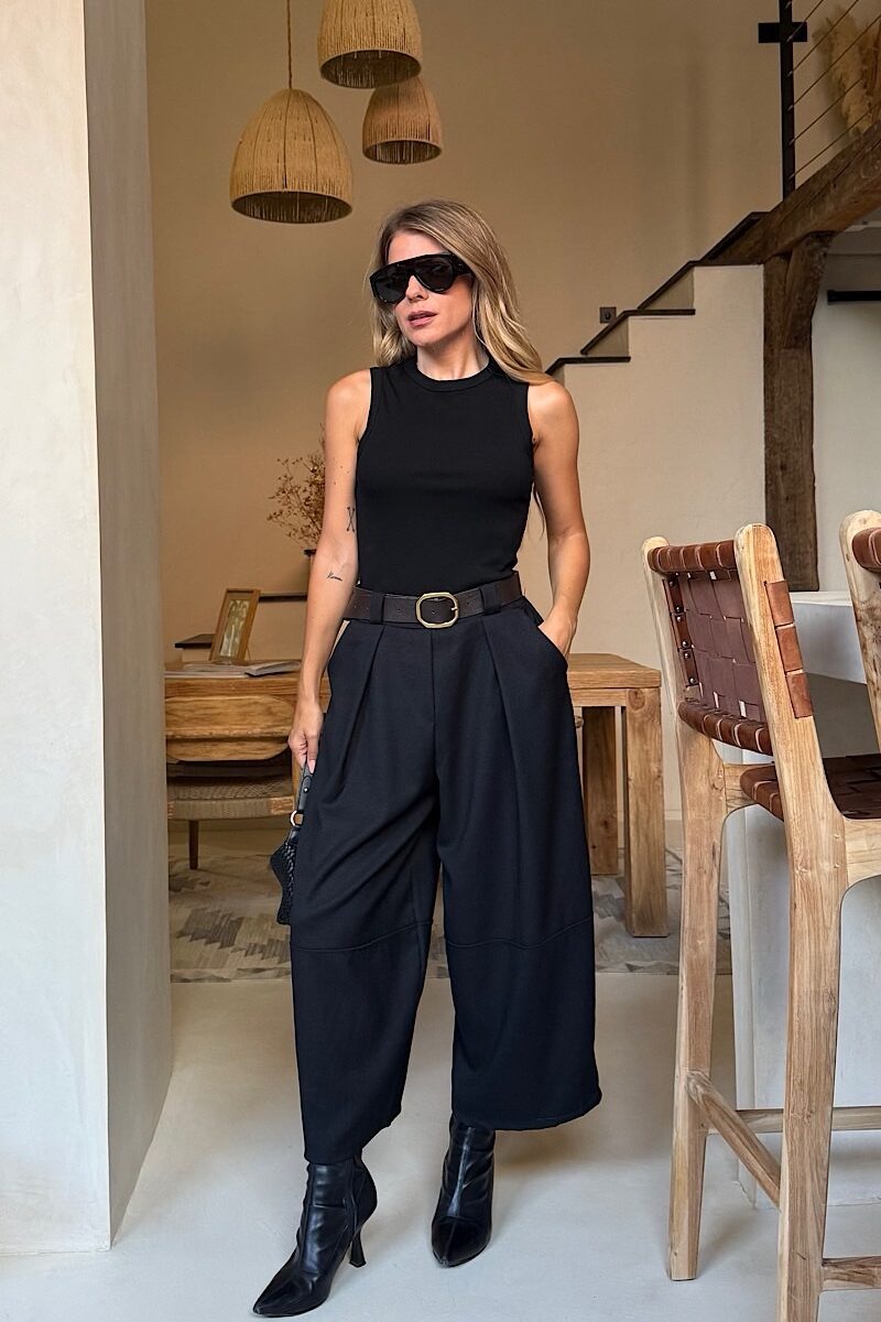 Pantalon Negro Fashion