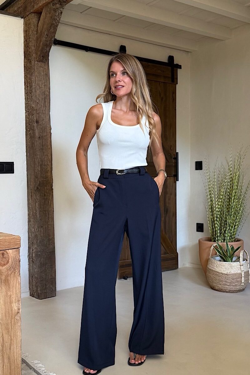 Pantalon Marino Belt