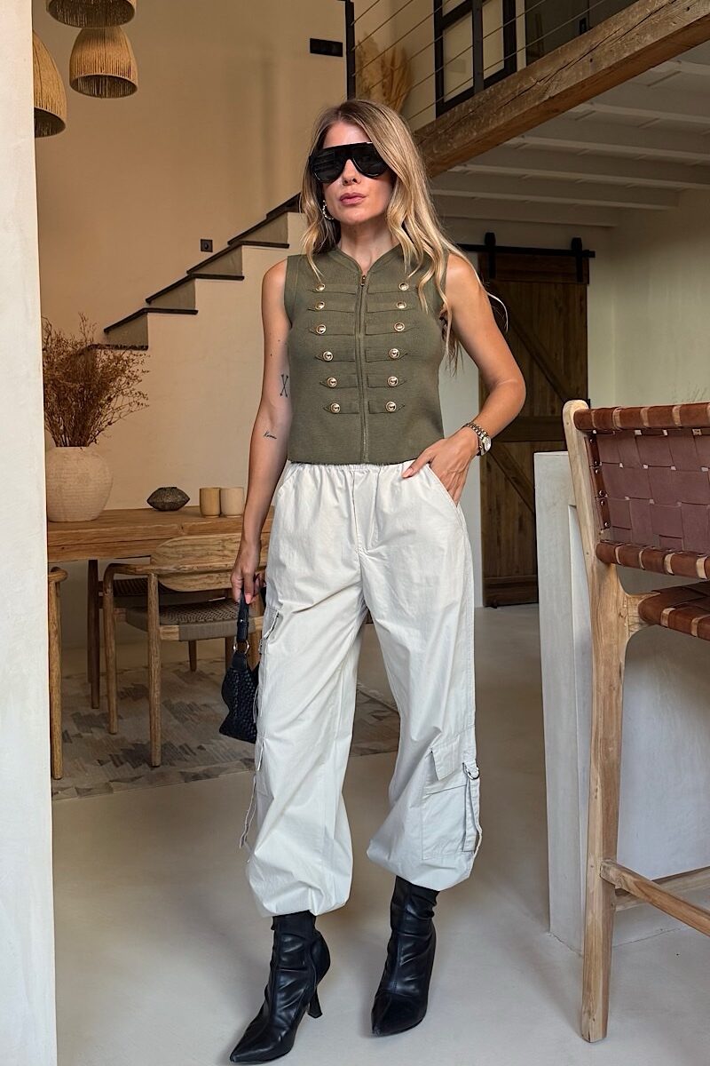 Chaleco Kaki Josefine
