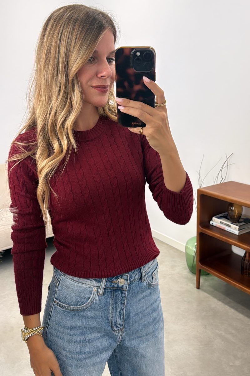 Jersey Burdeos Gabriela