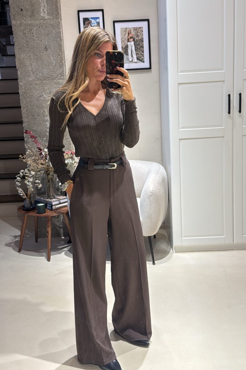 Pantalon Marron Belt