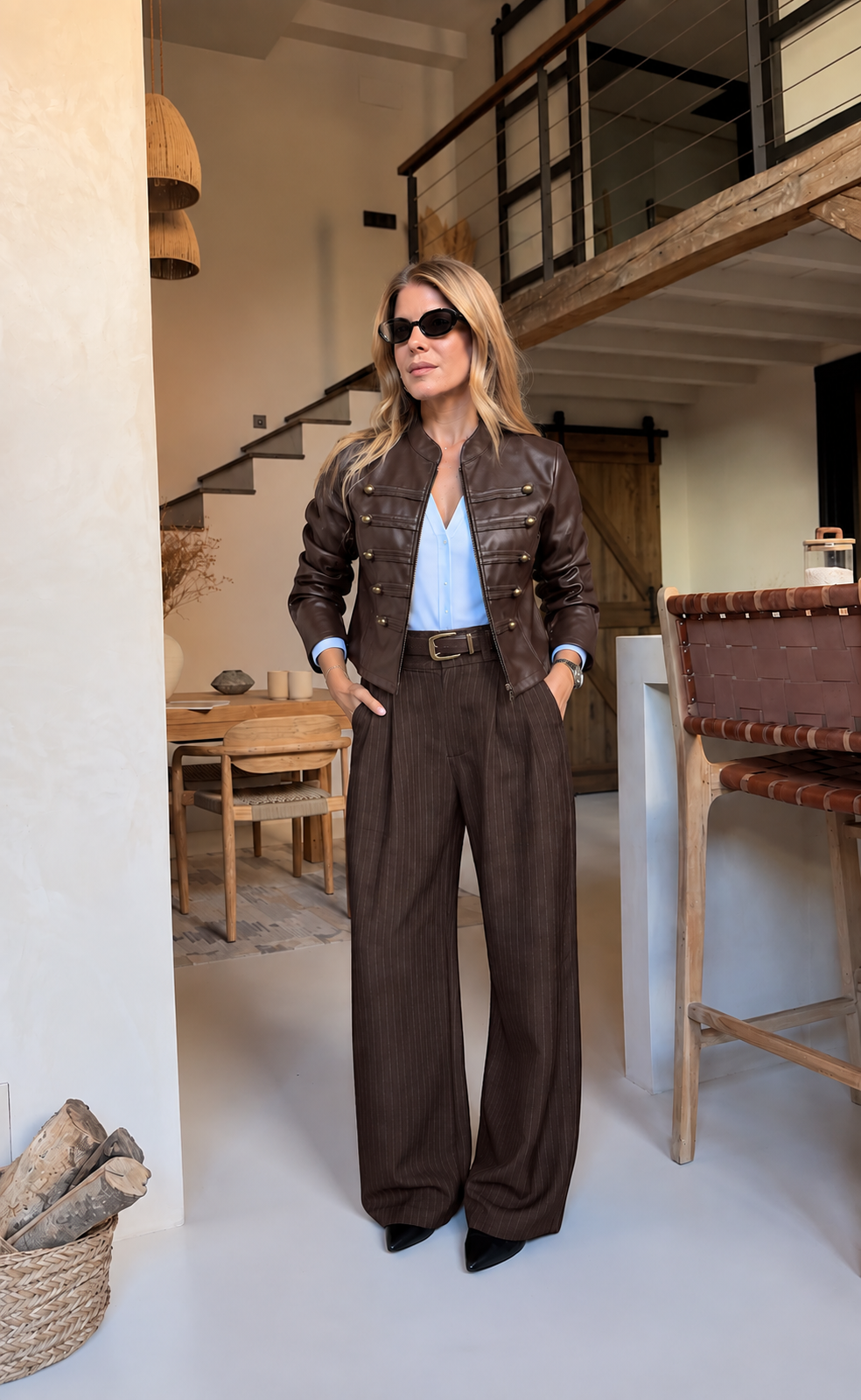 Pantalon Marron Bianca