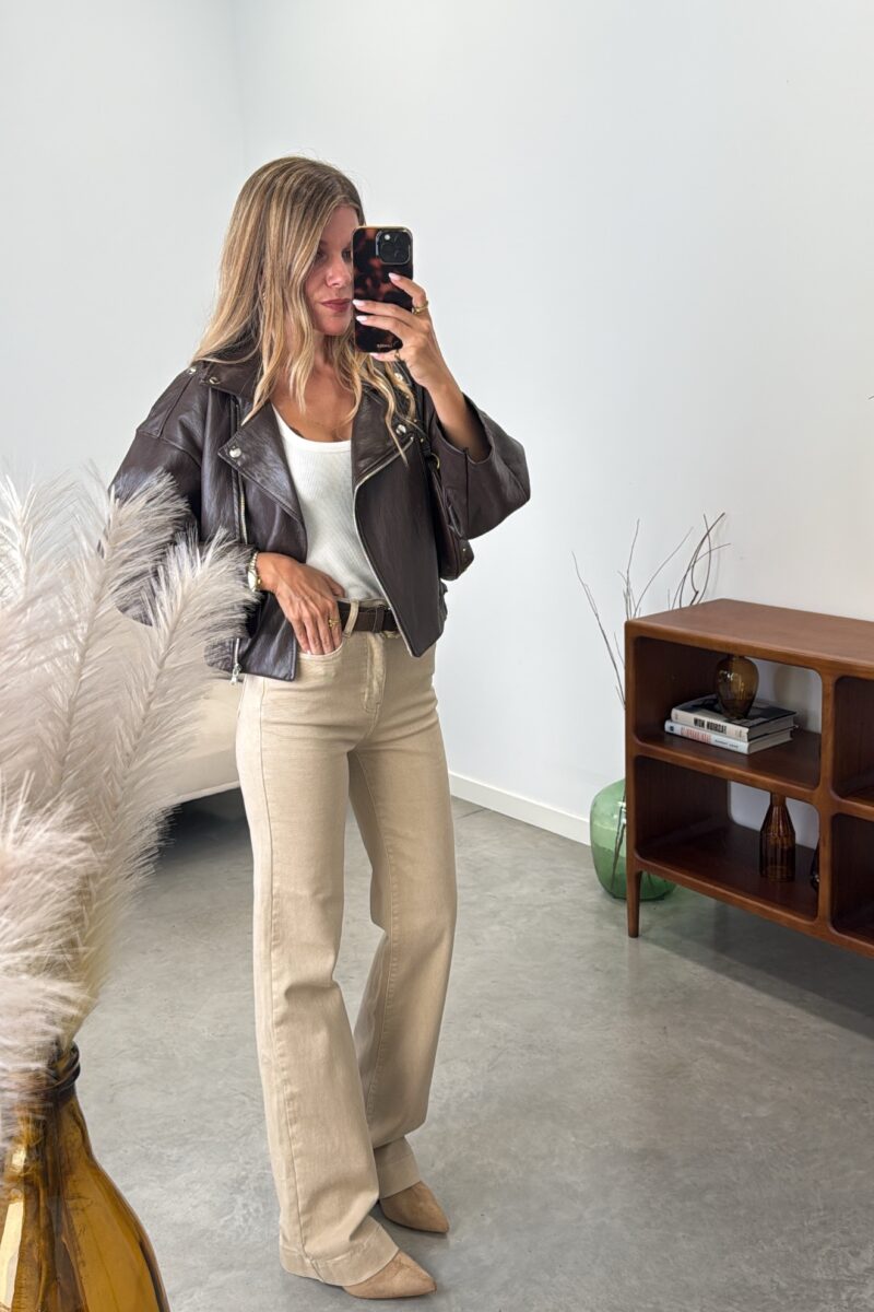 Pantalon Camel Wide Leg Y688
