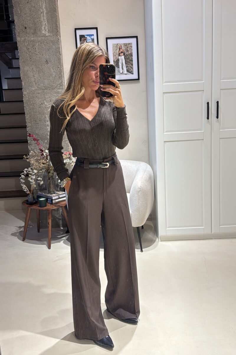 Pantalon Marron Belt