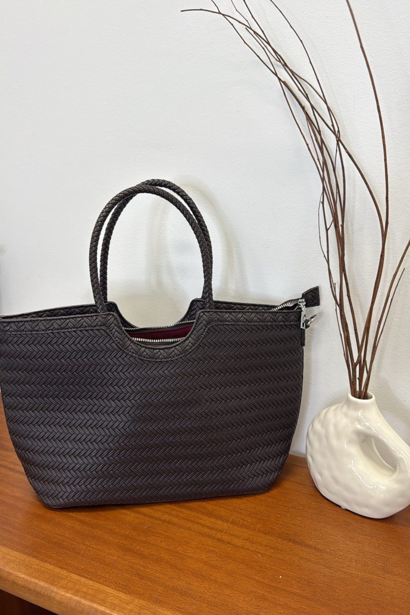 Bolso Marron Espiga