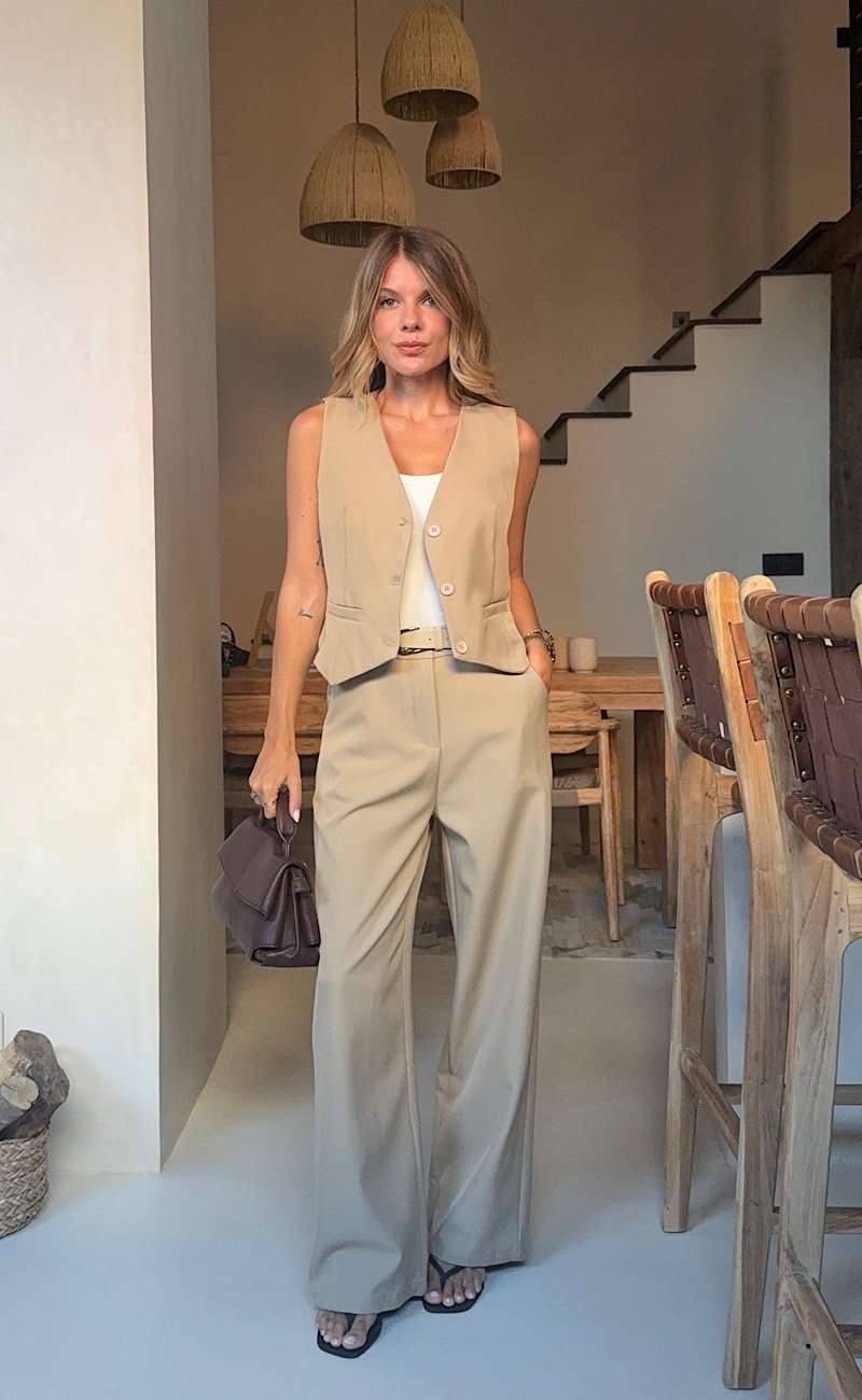 Chaleco Beige Margot - Imagen 4