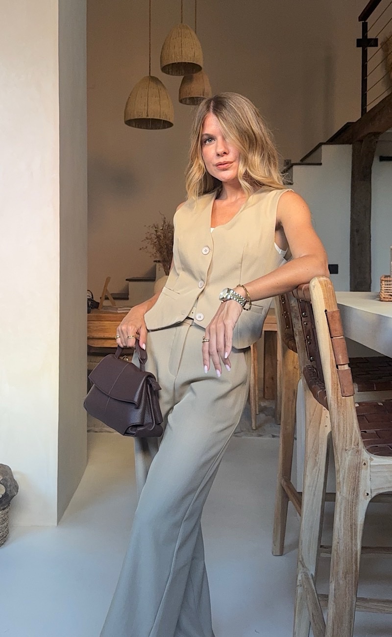 Chaleco Beige Margot - Imagen 3