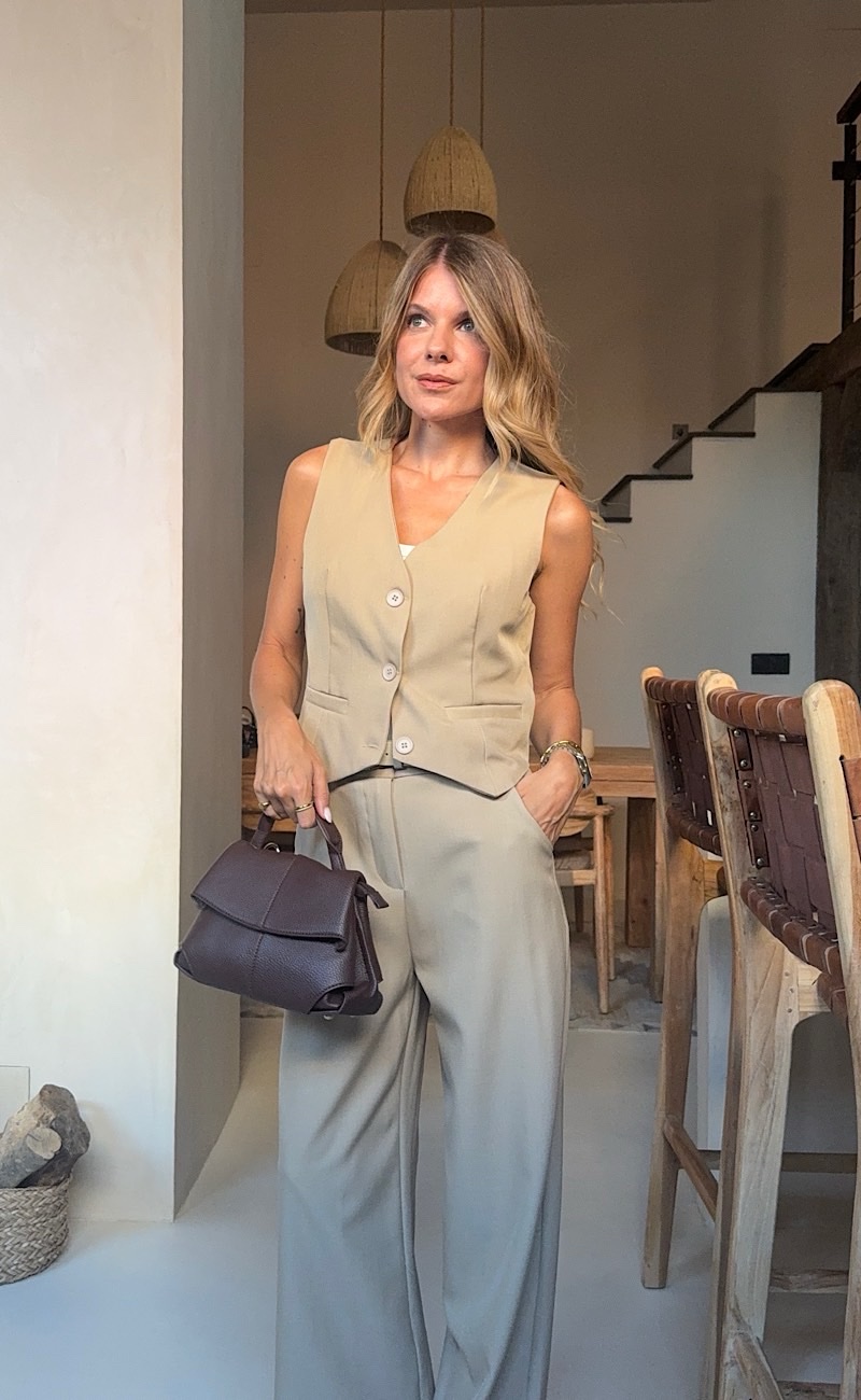 Chaleco Beige Margot - Imagen 2