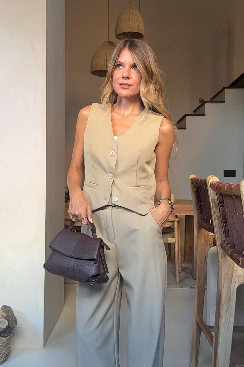 Chaleco Beige Margot