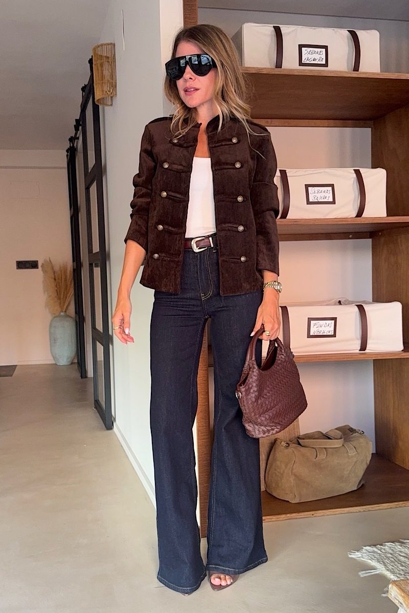 Chaqueta Marron Monaco