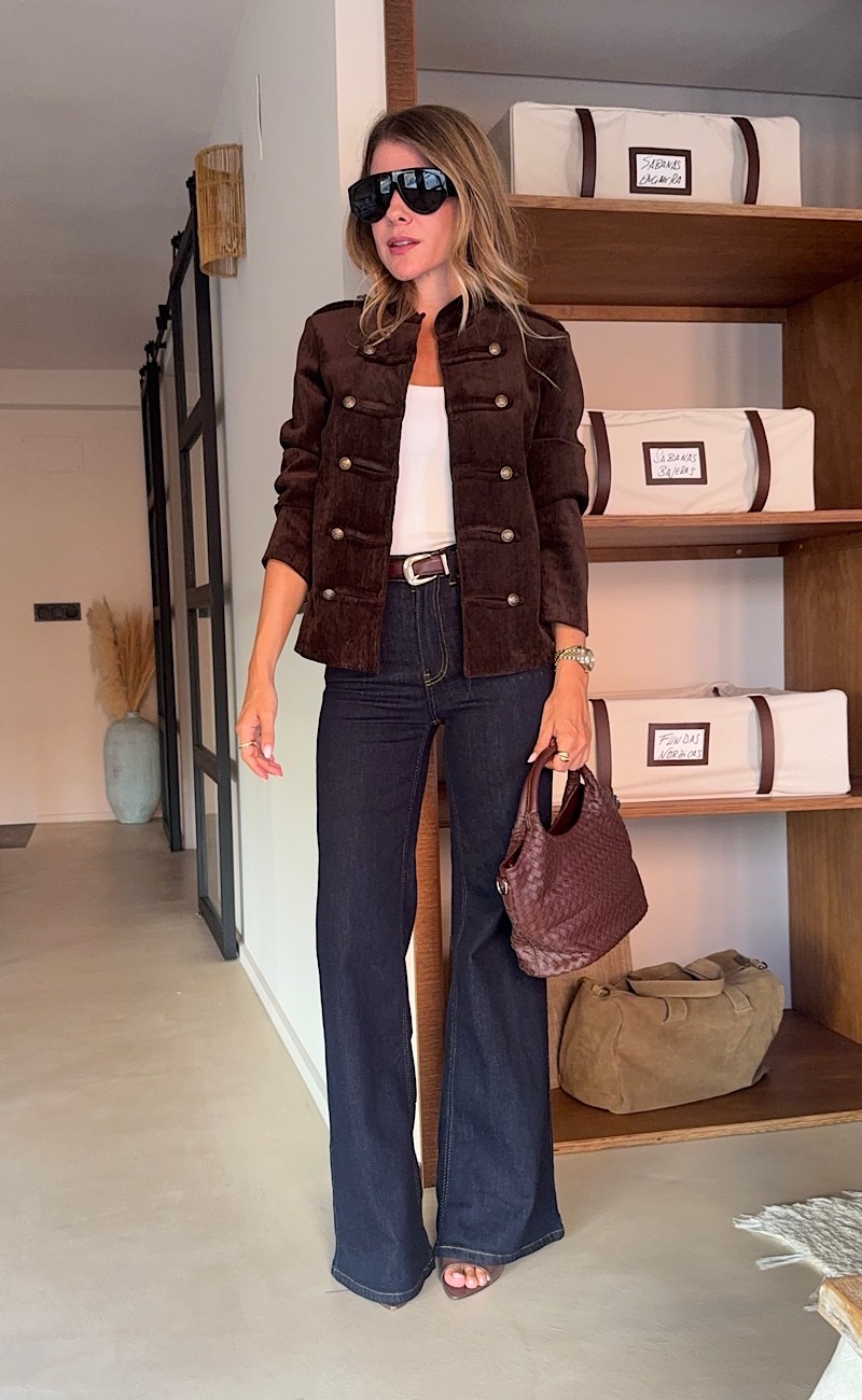 Chaqueta Marron Monaco