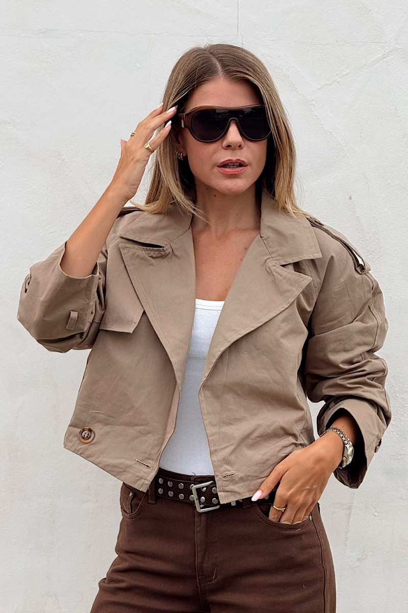 Gabardina Beige Boston