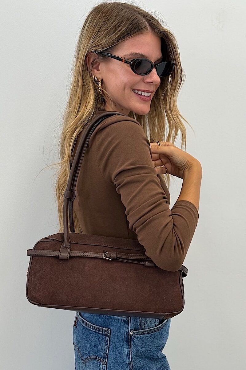 Bolso Marron Baguette