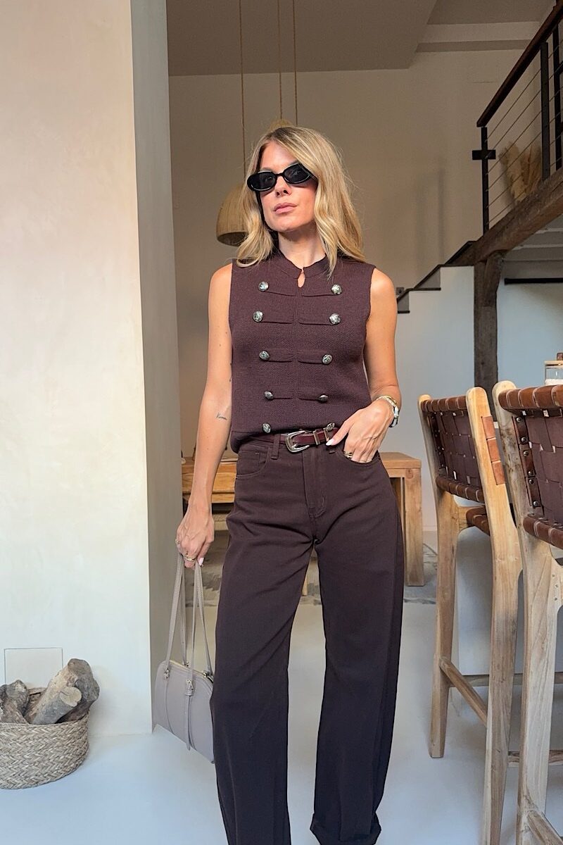 Chaleco Marron Chelsea