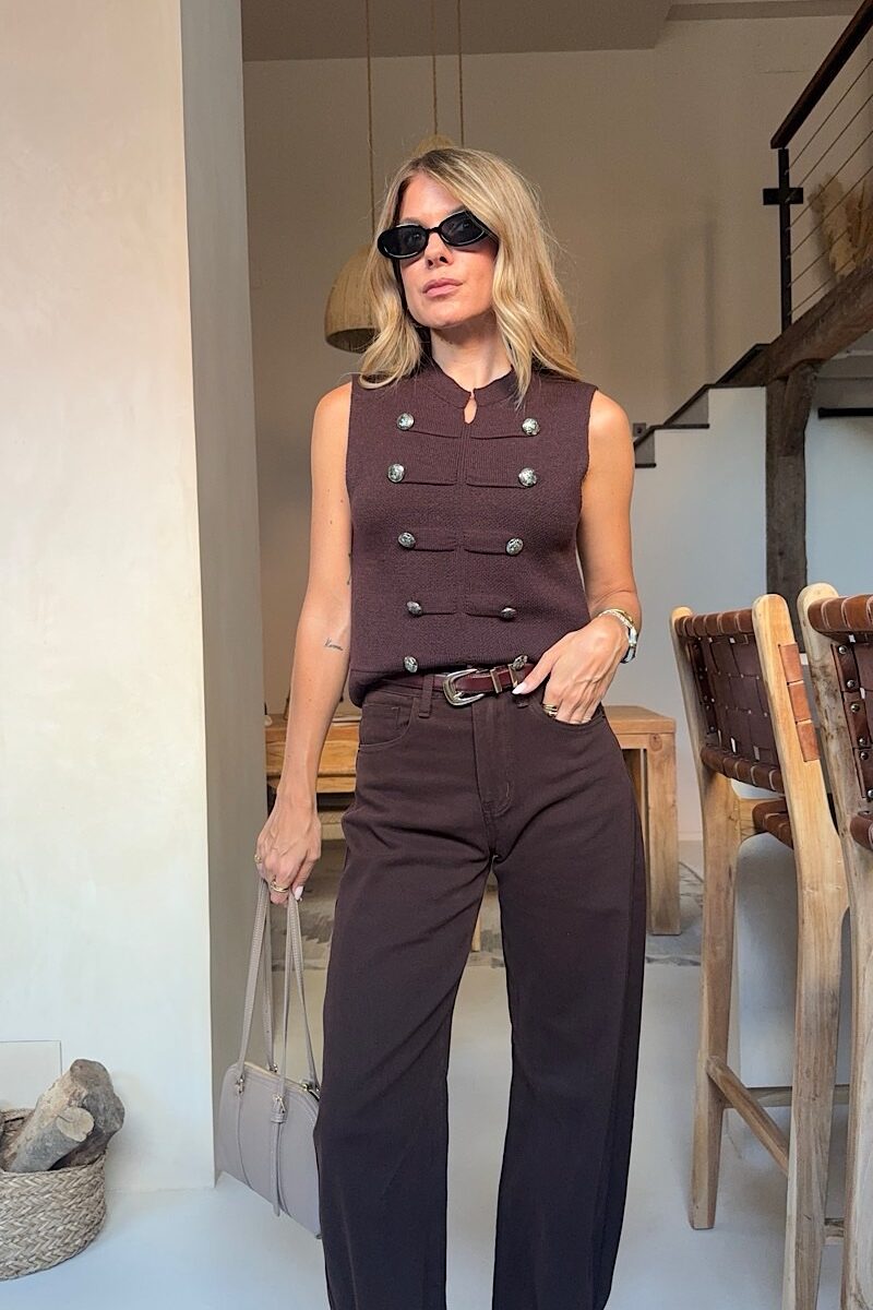 Chaleco Marron Chelsea