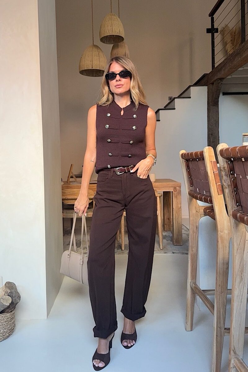Chaleco Marron Chelsea