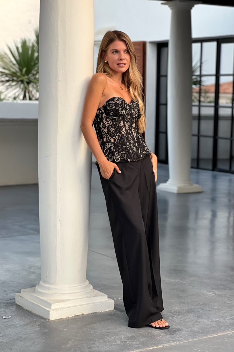 Pantalon Negro Belt