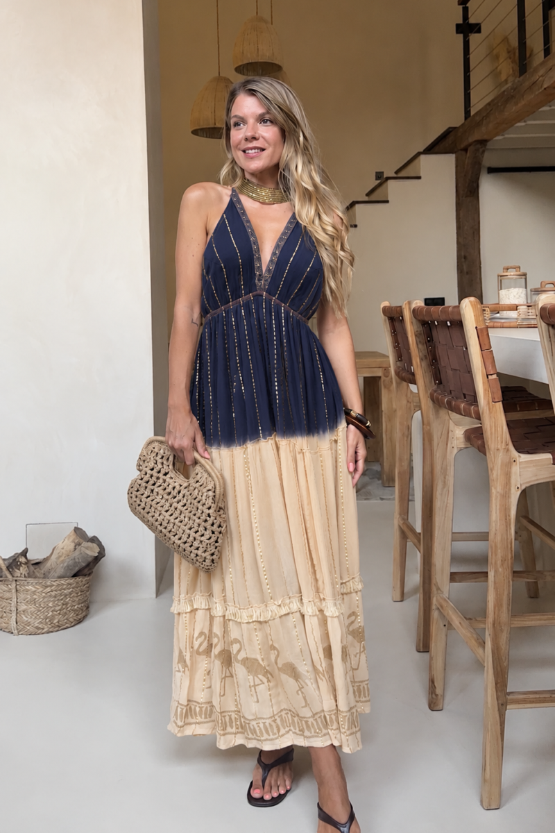 Vestido Marino Degrade