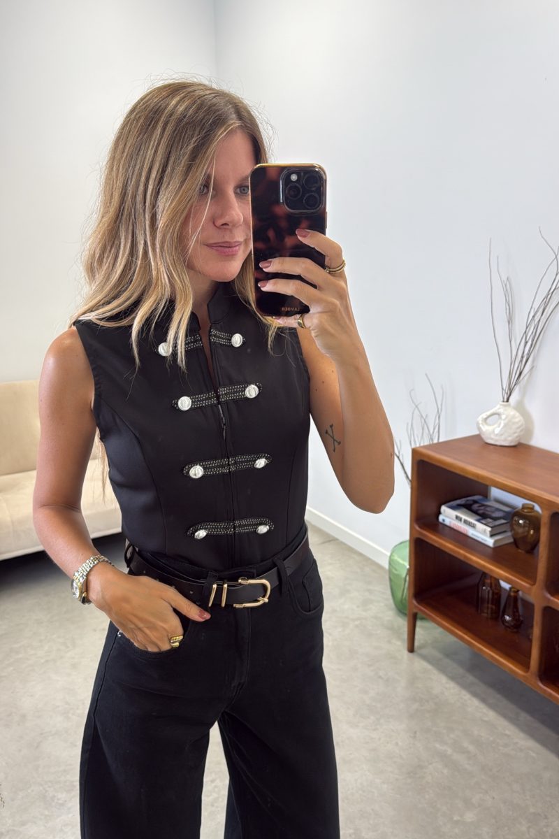Chaleco Negro Camille