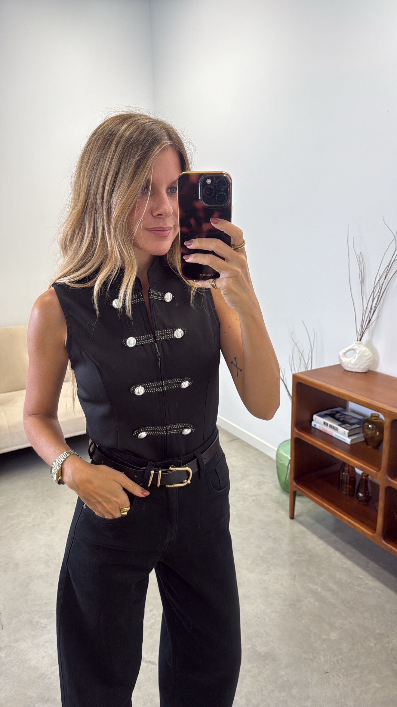 Chaleco Negro Camille